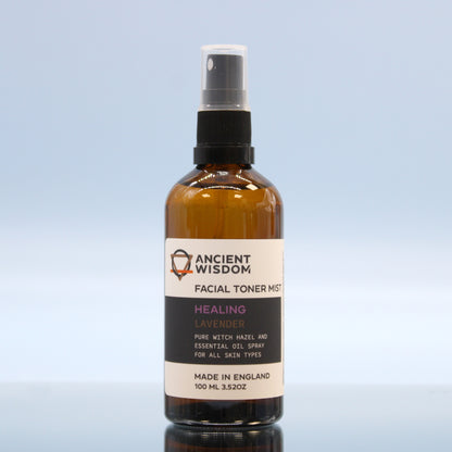 Witch Hazel & Lavender Facial Toner Mist – 100ml | Soothing, Hydrating & Balancing Toner